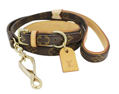 collare louis vuitton ebay|louis vuitton collar and leash.